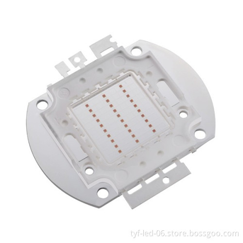 Factory Epileds cob 10w 30w 100w rgb led chip